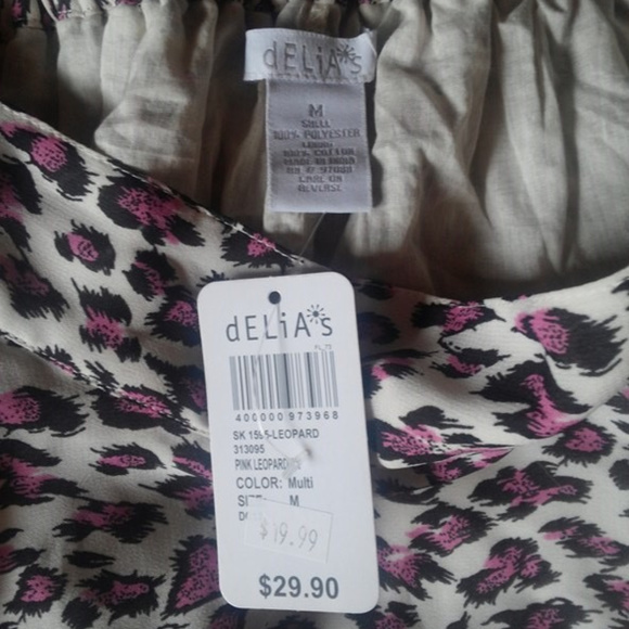 Pink Leopard Skater Skirt (Medium) - Picture 4 of 4